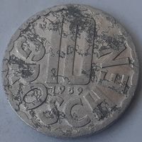 Австрия 10 грошей, 1959 (4-12-10)