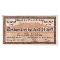 Германия Бохум 100 000 марок 1923 года. Состояние aUNC!