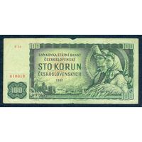 Чехословакия, 100 крон 1961 год.