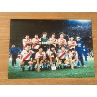 Фото Ривер Плейт 1986-87 (29.10. Copa Libertadores. Финал. 2 матч. Ривер Плейт-Америка (Колумбия) 1-0)