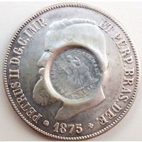 2000 рейс 1875, с надчеканом. Бразилия.