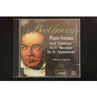 Ludwig van Beethoven, Silvia Capova – Piano Sonatas No 8, 14 & 23 (1995, CD)