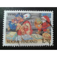 Финляндия 1990 Рождество